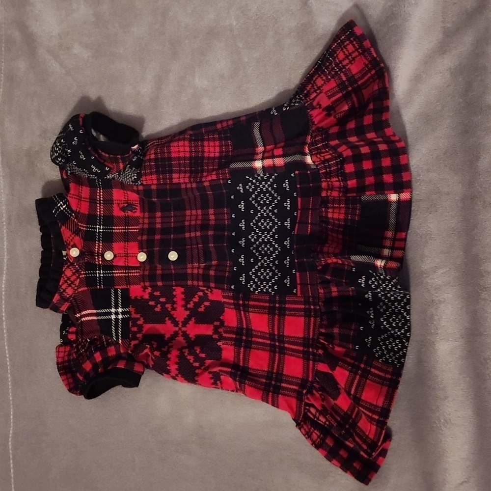 Polo Ralph Lauren Red Plaid Girls Size 9M